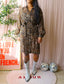 Dante6 icons collection parisa print dress