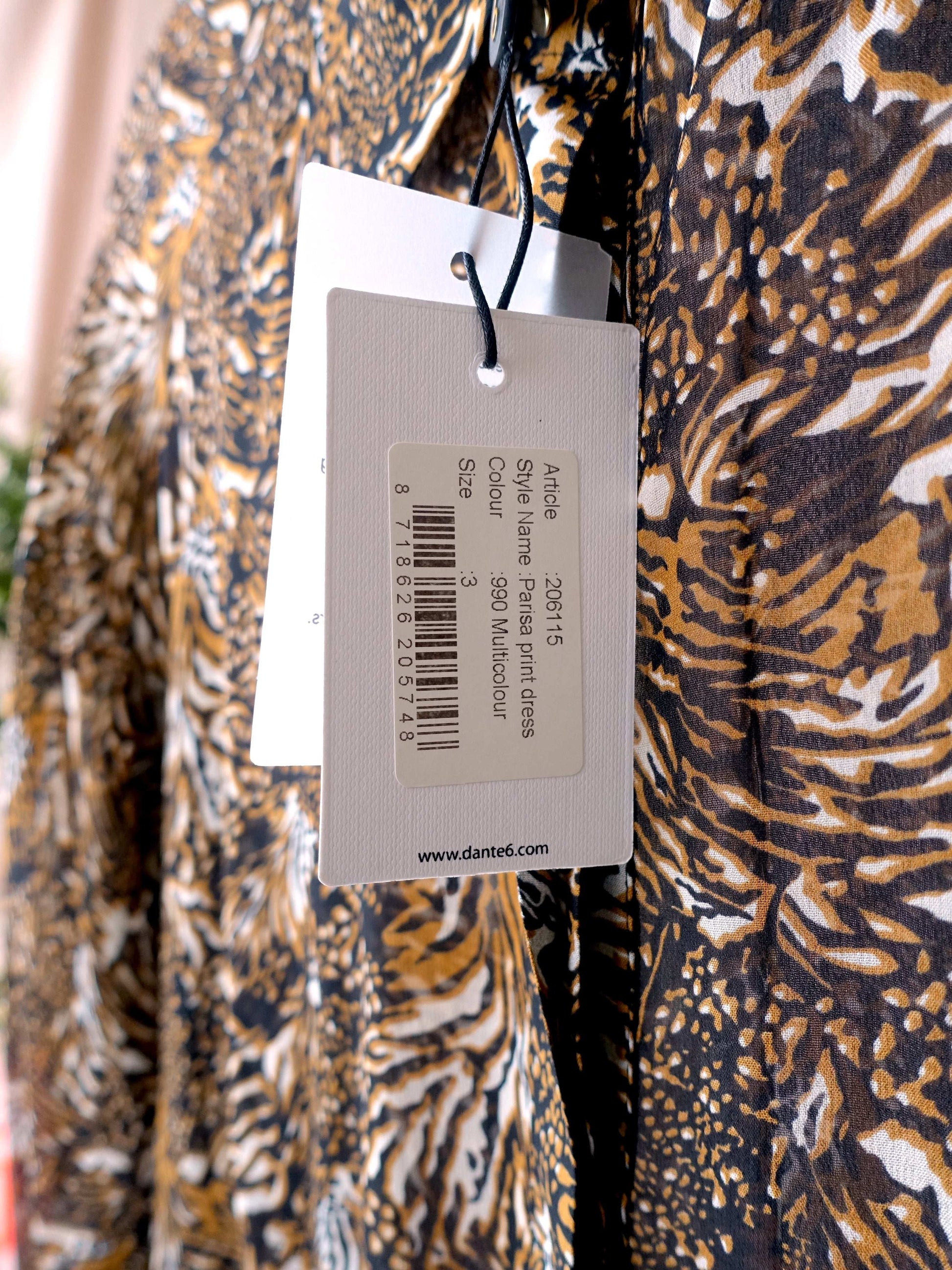 Dante6 icons collection parisa print dress
