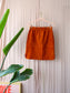 Dante6 high waist suede skirt cinnamon