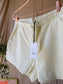 Deblon Sports olivia organic cotton sweat shorts ecru