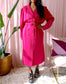 Vintage Parisienne paradise jurk pink