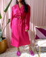 Vintage Parisienne paradise jurk pink