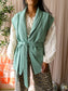 Didi structured gilet pastel mint