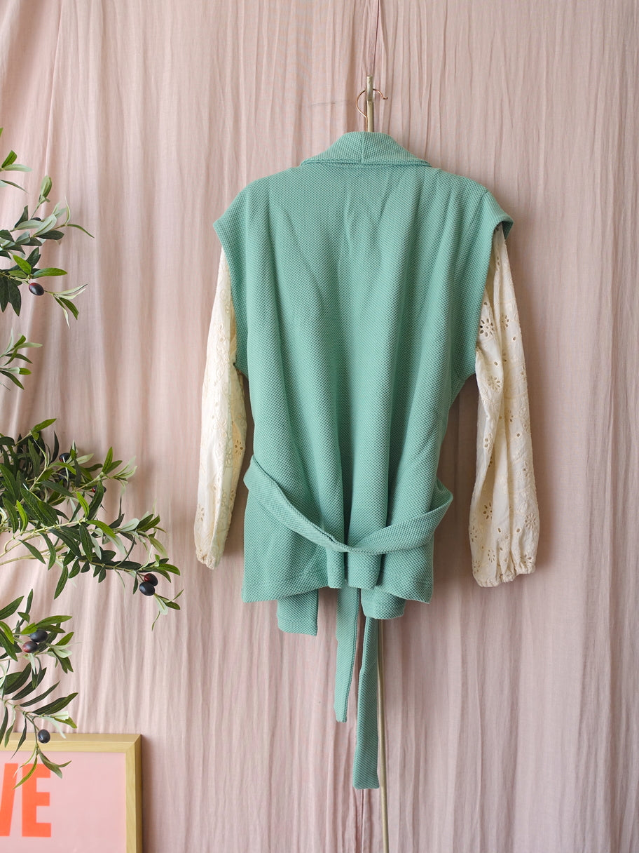 Didi structured gilet pastel mint