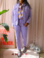 Dr. Denim ribcord trucker jacket lavender