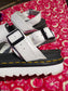 Dr. Martens voss quad platform sandalen wit