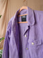 Dr. Denim ribcord trucker jacket lavender