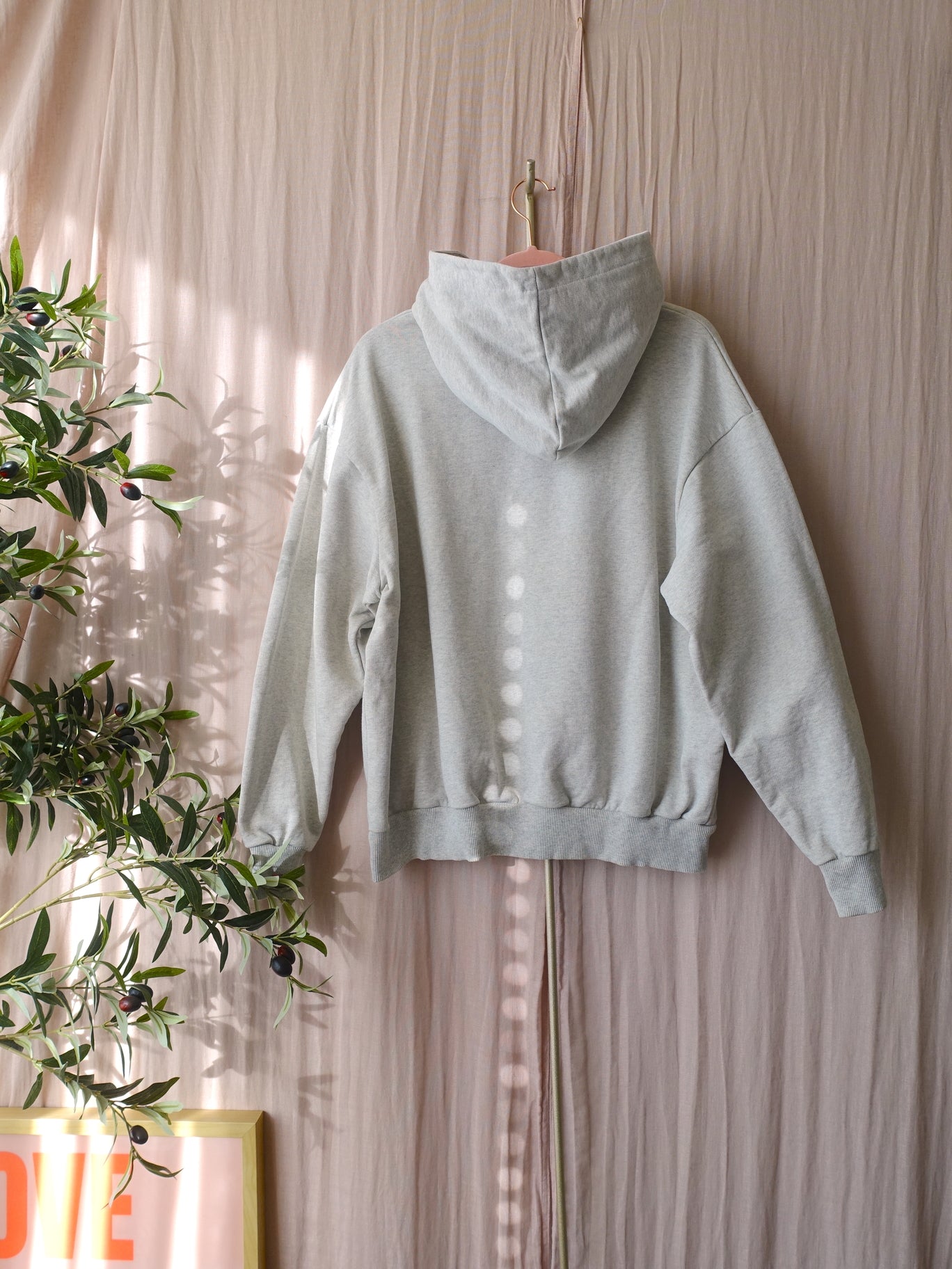 Drôle de Monsieur Le Hoodie Slogan silver grey