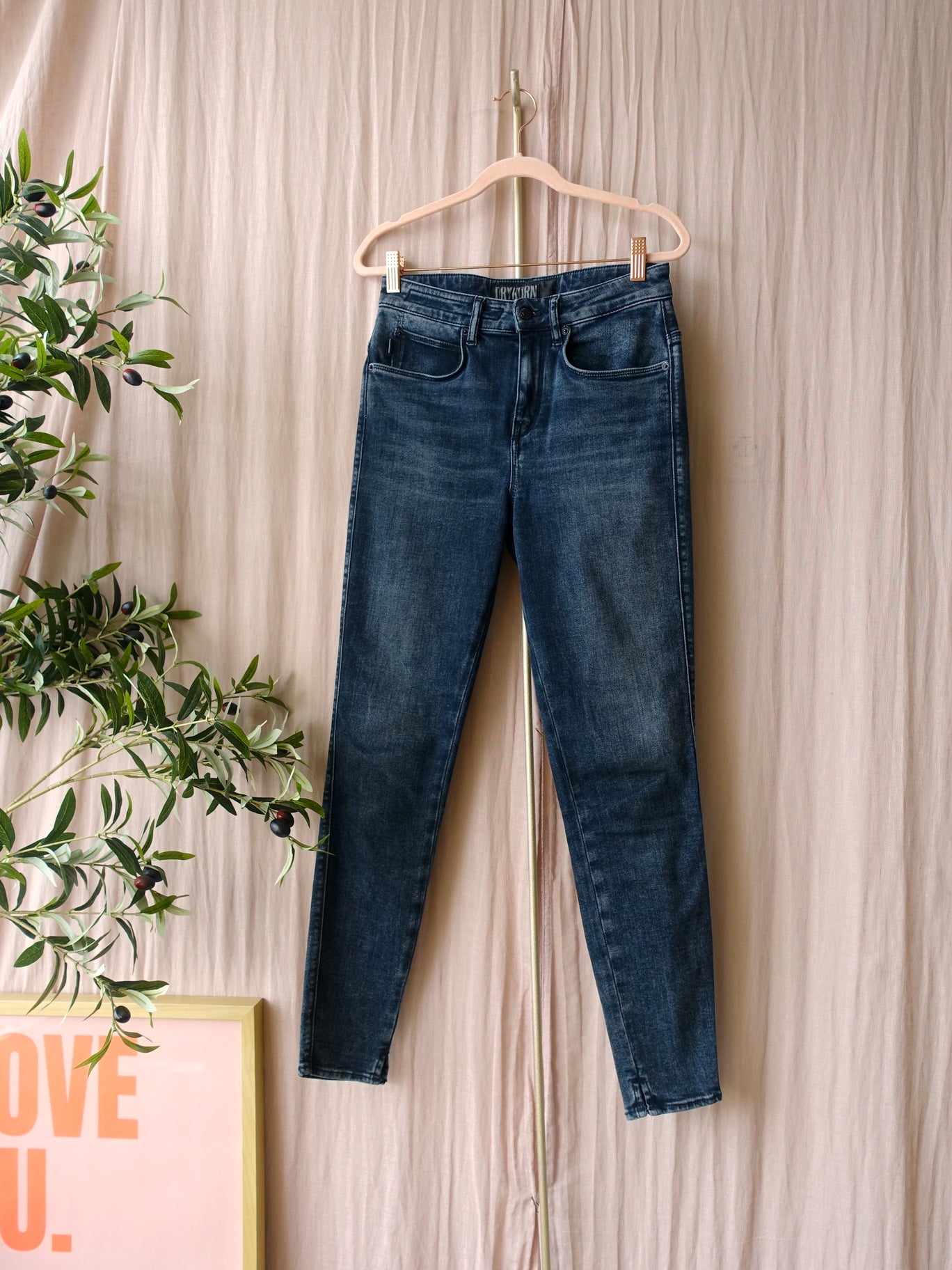 Drykorn stretch skinny jeans need midnight indigo