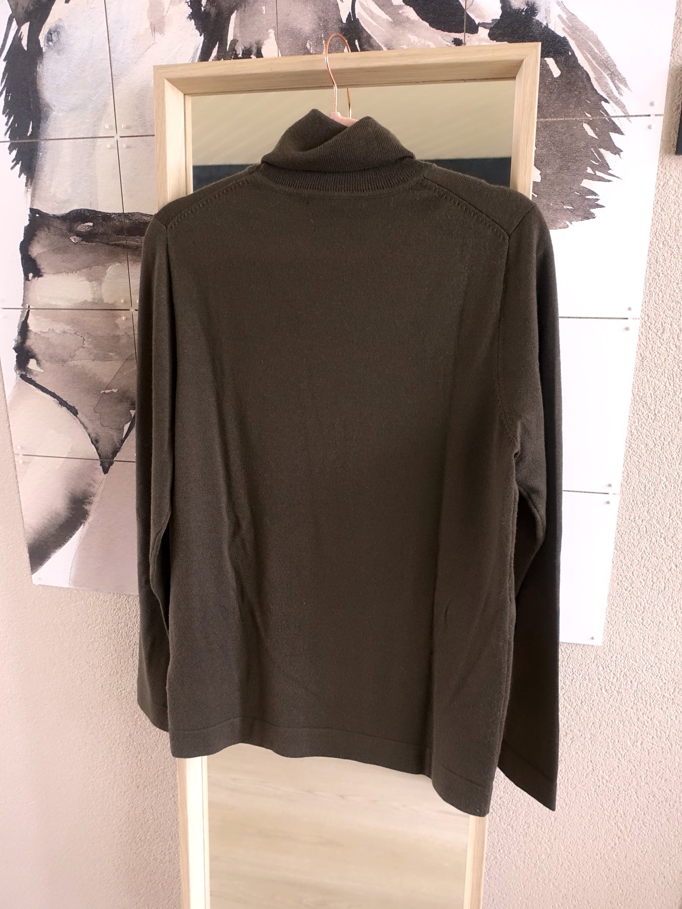 Drykorn fine knit col joey dark chocolate brown