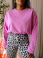 Drykorn oversized icana sweater cotton candy