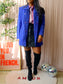 Edgar Vos boutique original vintage blazer violet