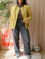 Exclusieve Edgar Vos co-ord set (blazer + rok) cream brulee