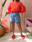 Sissy-Boy high waisted denim shorts
