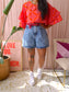 Sissy-Boy high waisted denim shorts