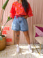 Sissy-Boy high waisted denim shorts