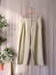 Opus cropped wide leg pants beige