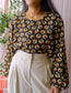 Opus cropped wide leg pants beige