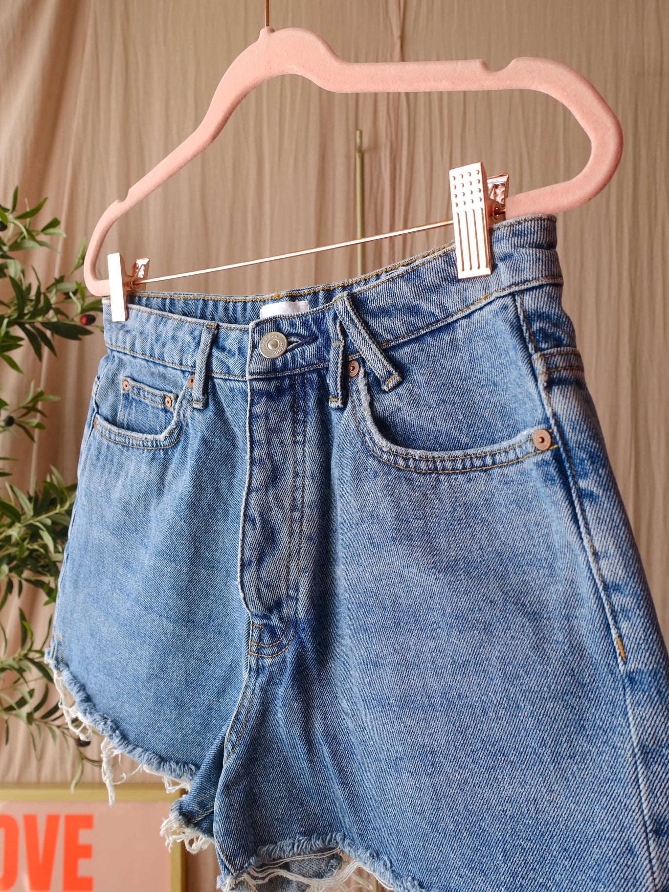 America Today Jadan mom fit denim shorts