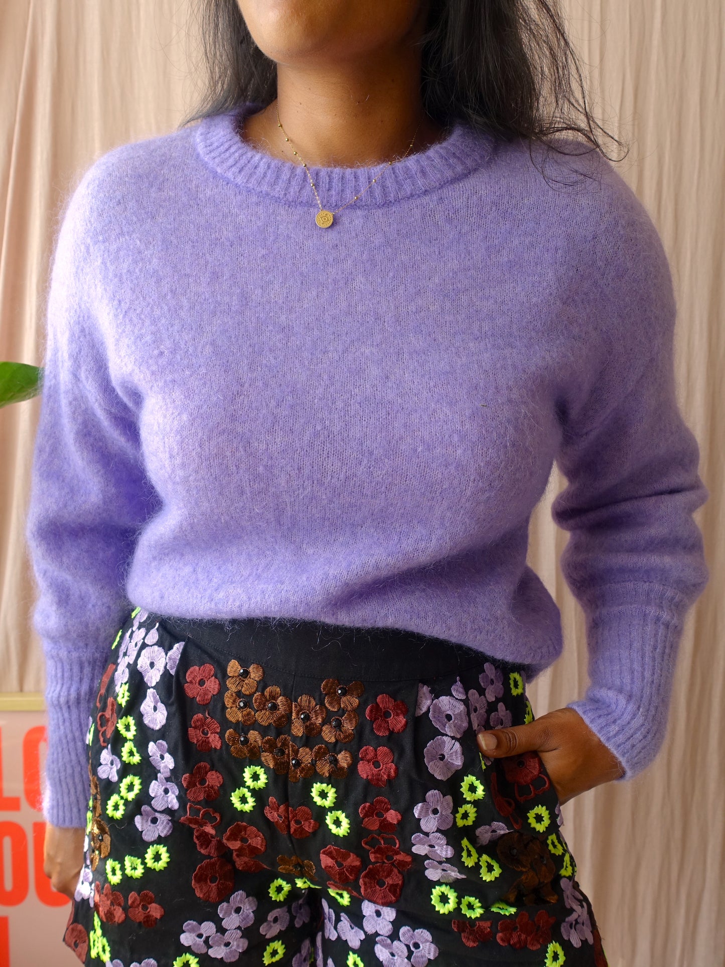 MSCH Copenhagen cheanna mohair pullover lila