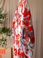 Milano Italy poplin cotton floral jurk
