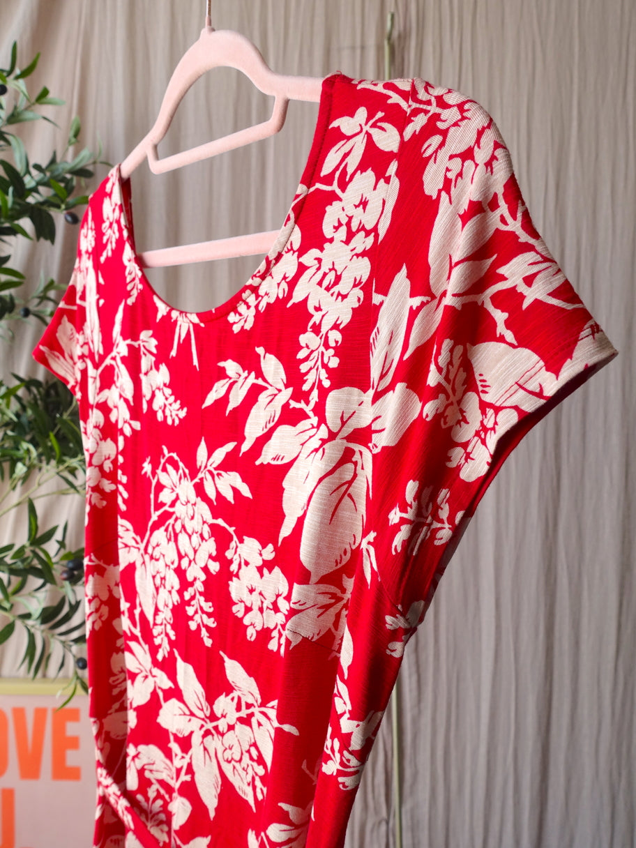 King Louie jersey stretch jurk rood