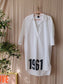 Penn & Ink poplin cotton loose fit jurk wit