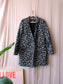 Expresso jacquard leopard coat helena