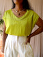 Expresso classic tee pistachio paradise