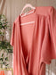 Zusss modalmix wrap over top coral pink
