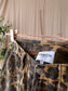 FRNCH high waist leopard denim shorts
