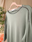 Fabiana Filippi jersey stretch jurk sage green