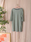 Fabiana Filippi jersey stretch jurk sage green
