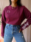 Fabienne Chapot phileine backprint pullover burgundy