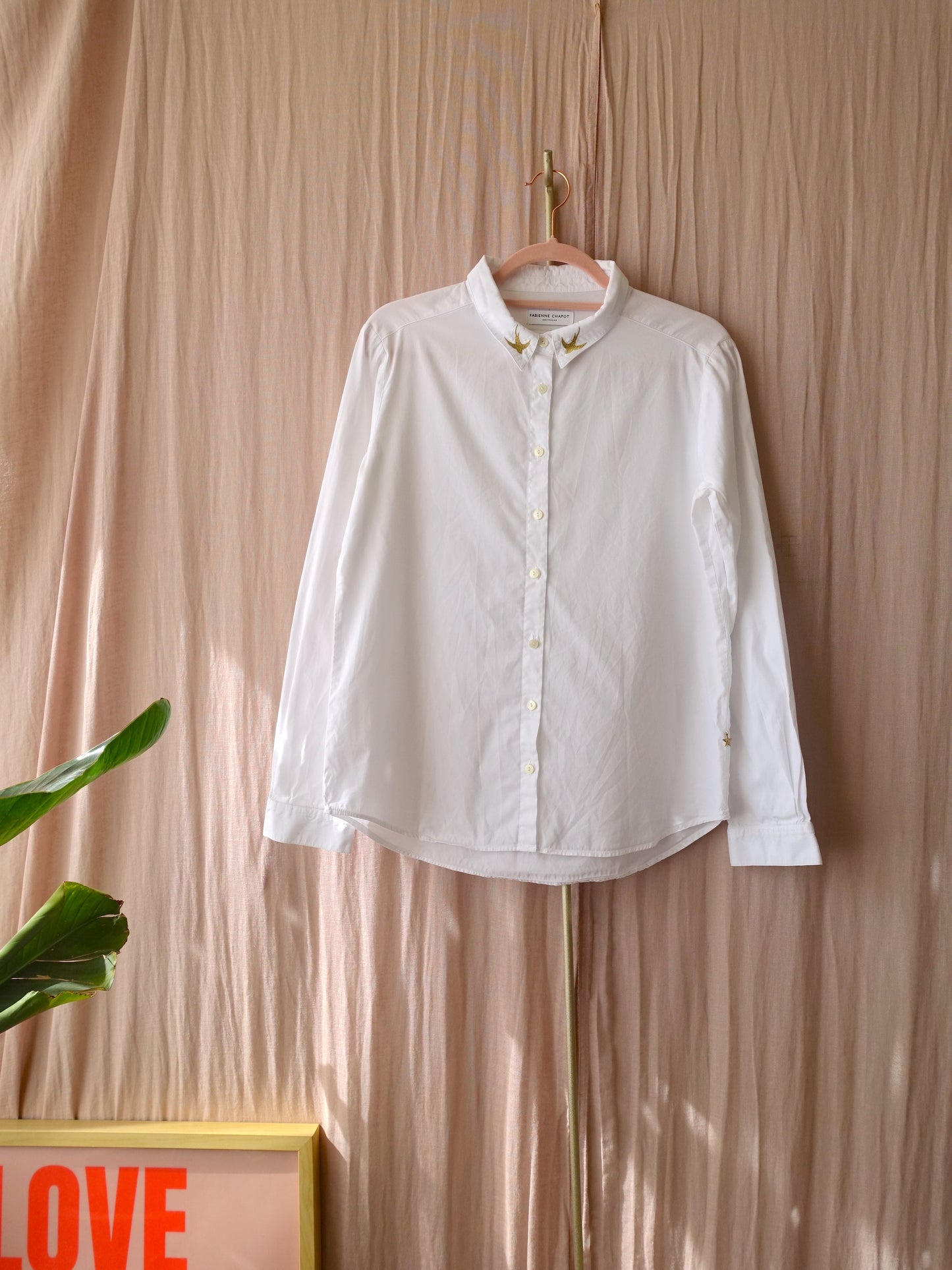Fabienne Chapot embroidered cotton blouse