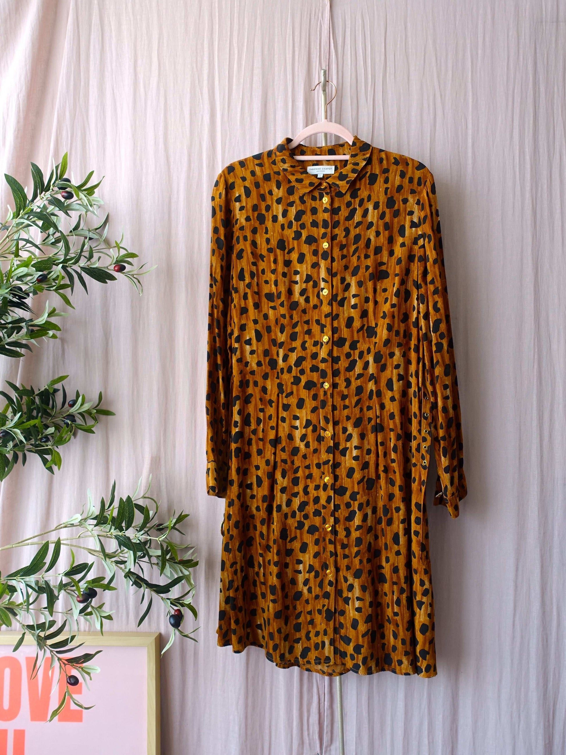 Fabienne Chapot viscose cheetah jurk