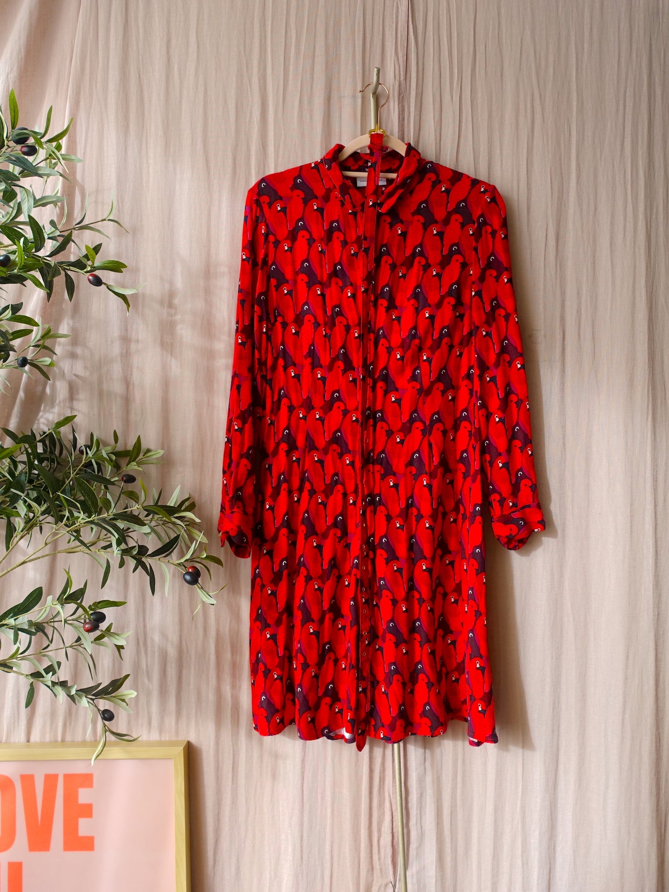 Fabienne Chapot hayley rayon jurk red / burgundy