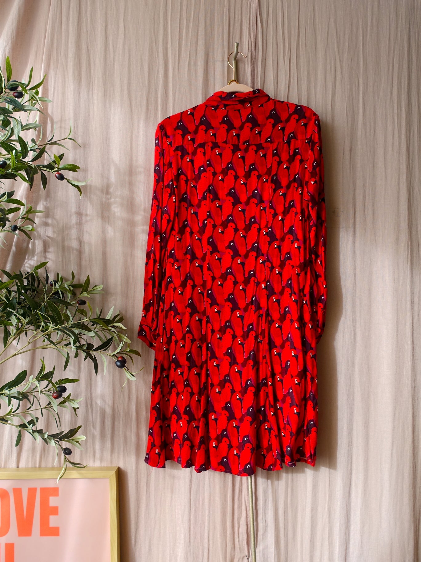 Fabienne Chapot hayley rayon jurk red / burgundy