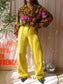 Fabienne Chapot eve high waist flared sunshine ochre