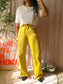 Fabienne Chapot eve high waist flared sunshine ochre