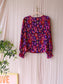 Fabienne Chapot pauletta floral plissé top