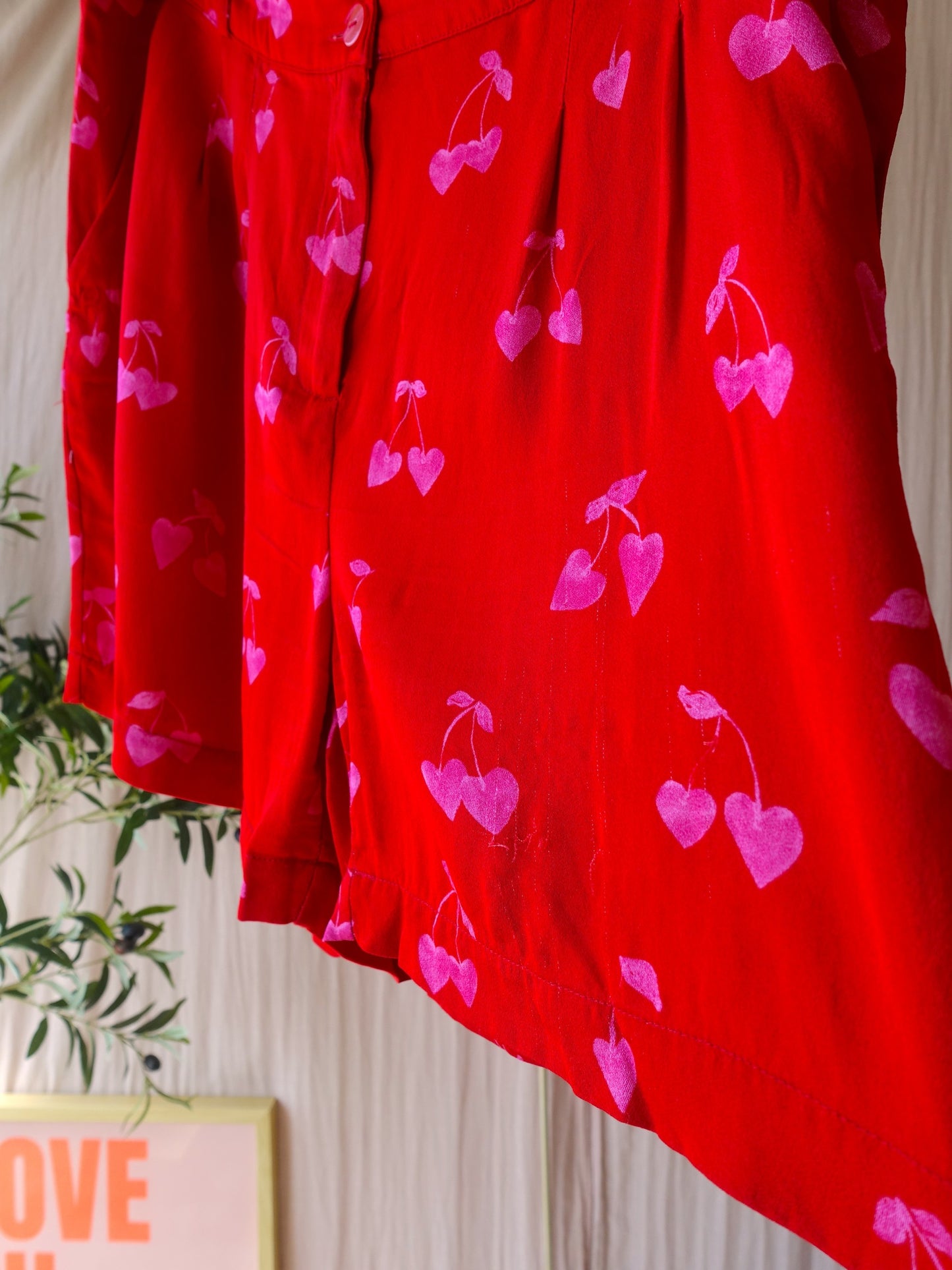 Fabienne Chapot Susan cherry love shorts scarlet