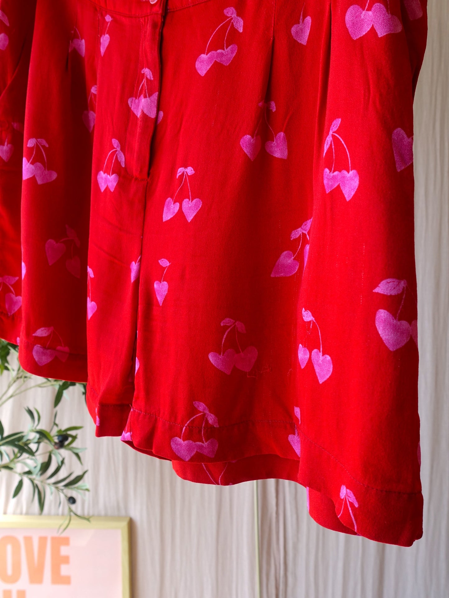 Fabienne Chapot Susan cherry love shorts scarlet