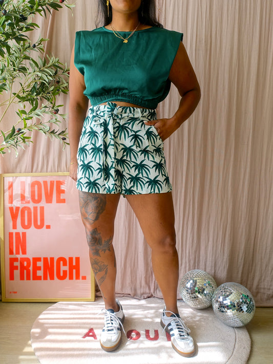 Fabienne Chapot Olivia palmtree shorts