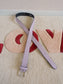 Legend small suède riem lilac snow