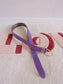 Elvy handcrafted belts suède riem french lilac