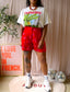 Fabienne Chapot Susan cherry love shorts scarlet