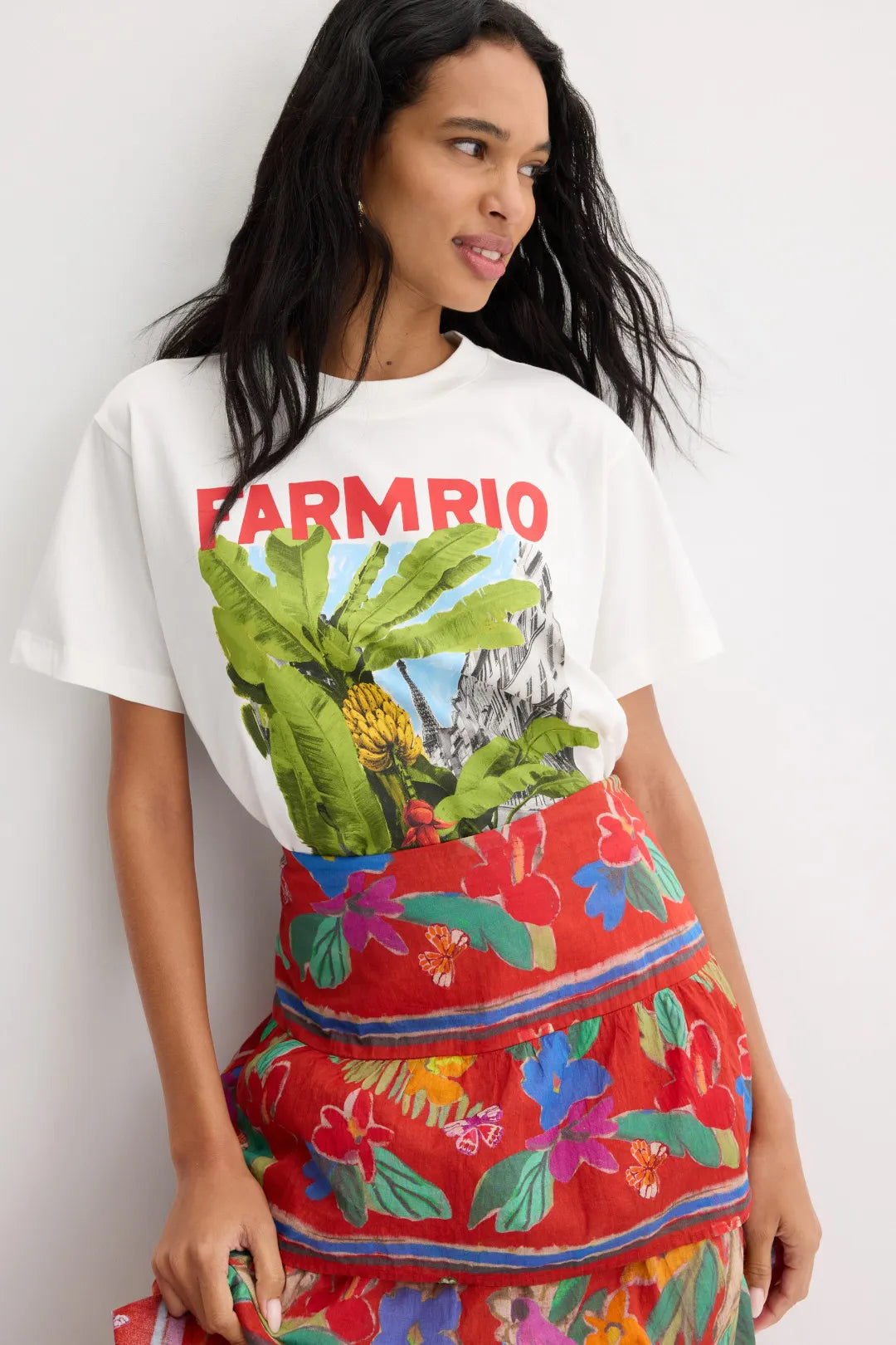 Farm Rio From Brasil To The World relaxed tee