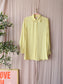 Filippa K vegan silk shirt buttercup yellow
