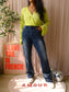 Floréz the flared jeans dark indigo blue